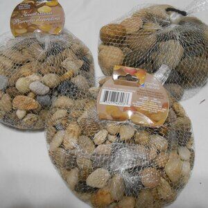 lot 3 bags of Crafters Square multicolored polished stones decorative rocks 🎇